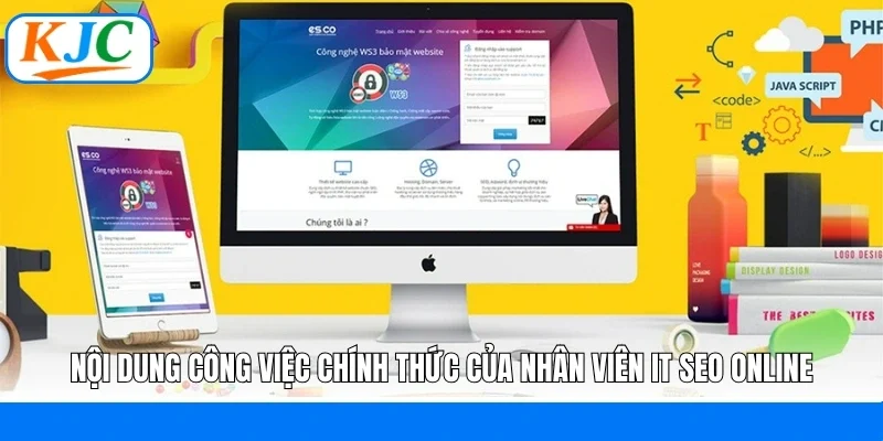 Nội dung công việc chính thức của nhân viên IT SEO online